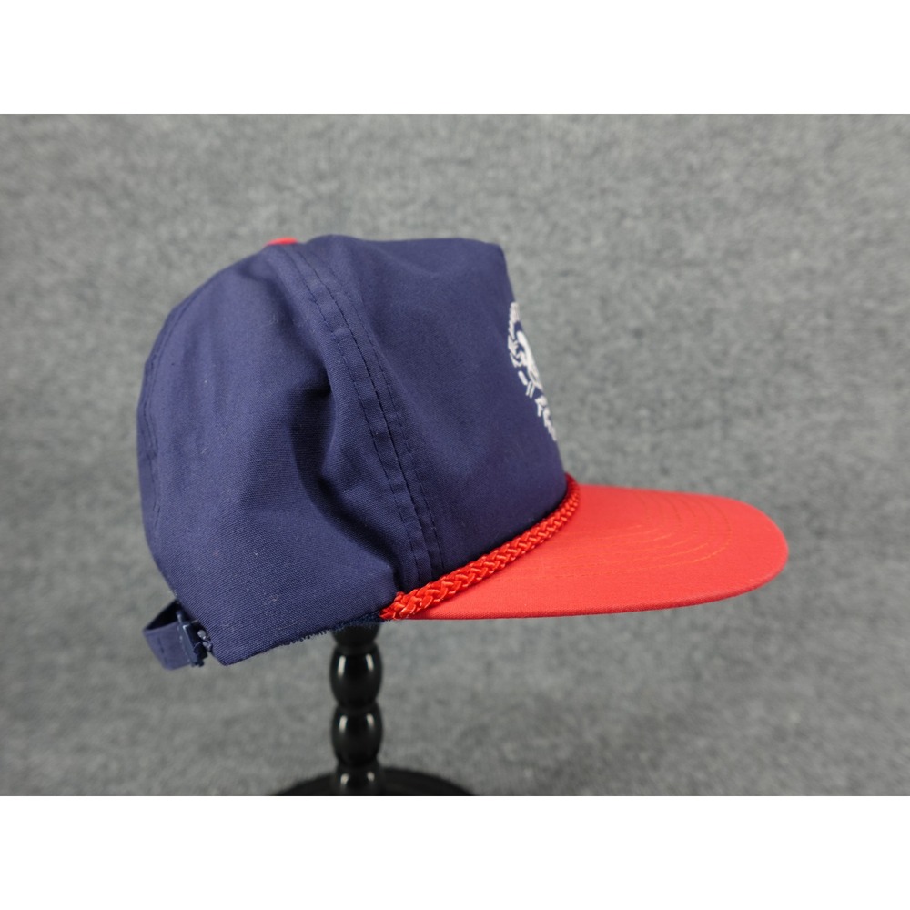 Otto Cap Stewart Stiles Truck Line Mens OS Navy Red Good Vintage Rope Hat‎ - Picture 4 of 9